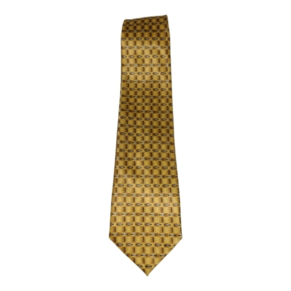 Umo Lorenzo* Gold/Gray Tie - Picture 2 of 3